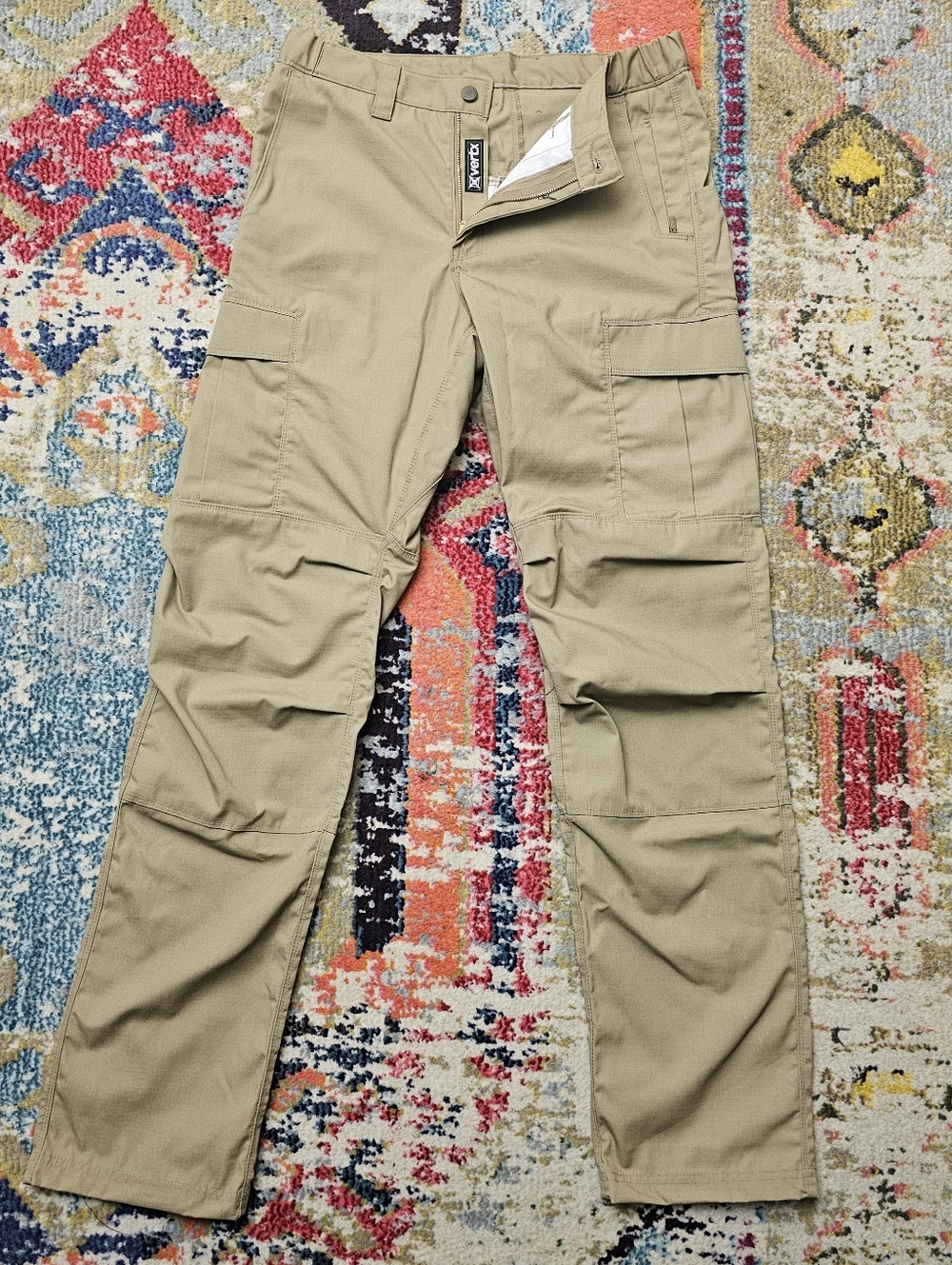 Vertx Phantom Ops Pants Mens 32x36 Cargo Tactical Utility Work Wear RipStop Tan